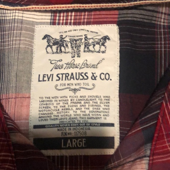 LEVI SHIRT - Picture 2 of 4
